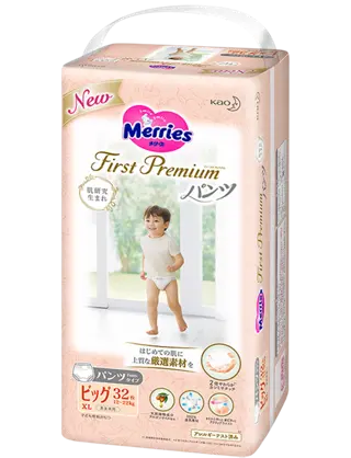 Merries First Premium 拉拉褲 加大碼 32片